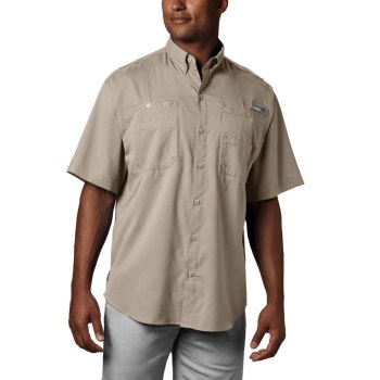 Columbia Overhemd Heren, PFG Tamiami II Short Sleeve Big Khaki, 78QIWHXEN